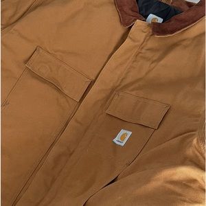 Carhartt C03 BRN Coat Quilt Lined Work Jacket